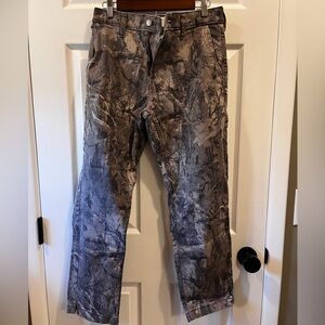 Hollister Gray Patterned Pants